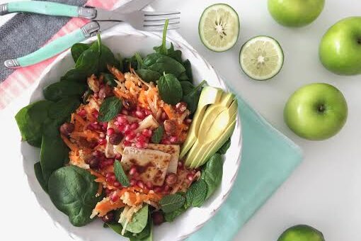 Grated Apple Salad ShelleyKRecipes