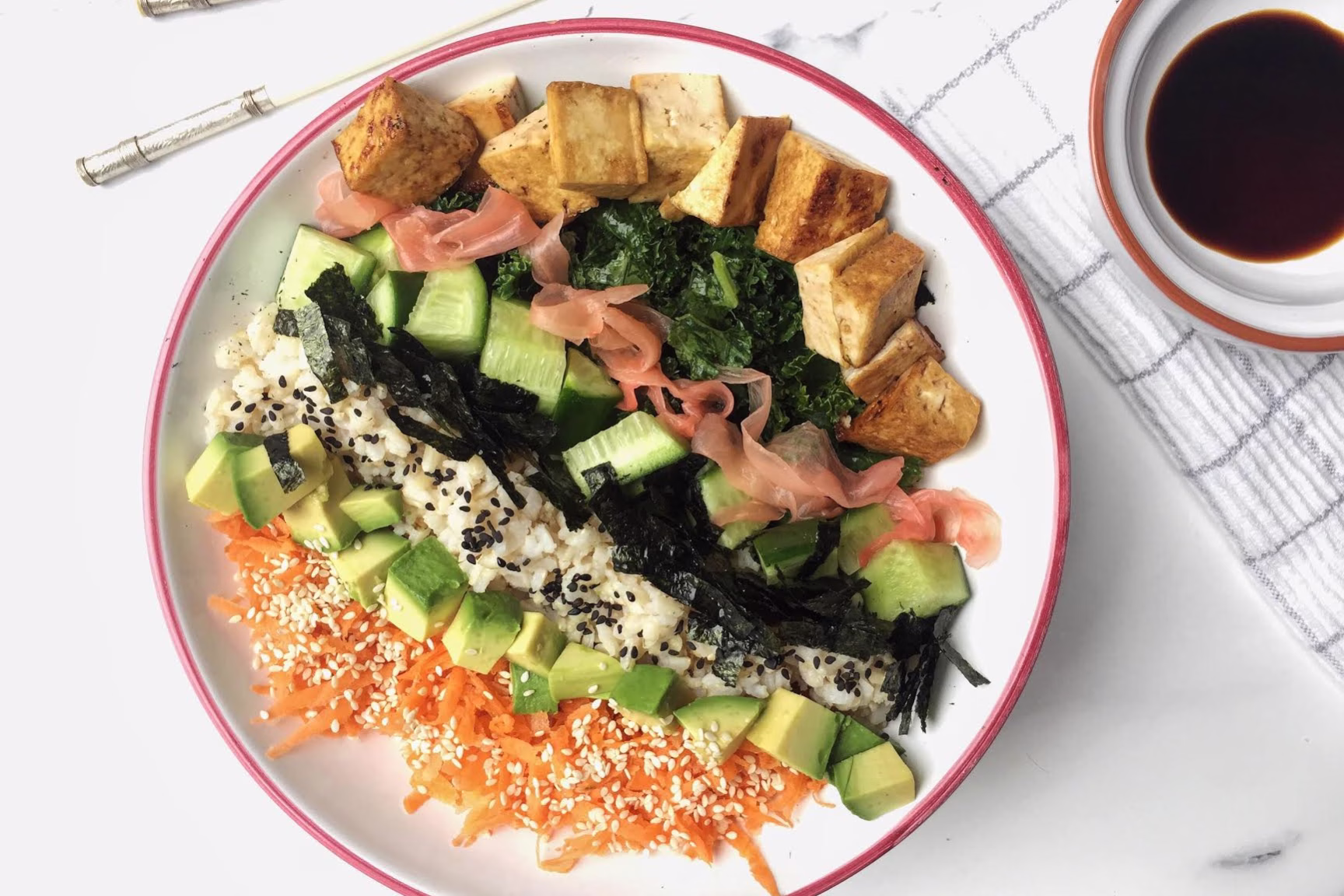 Sesame & Ginger Sushi Bowl