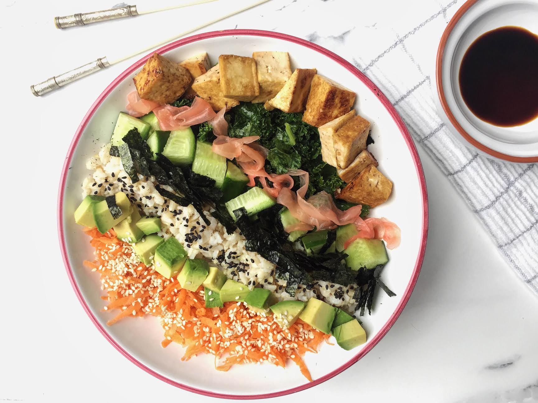 Sesame & Ginger Sushi Bowl